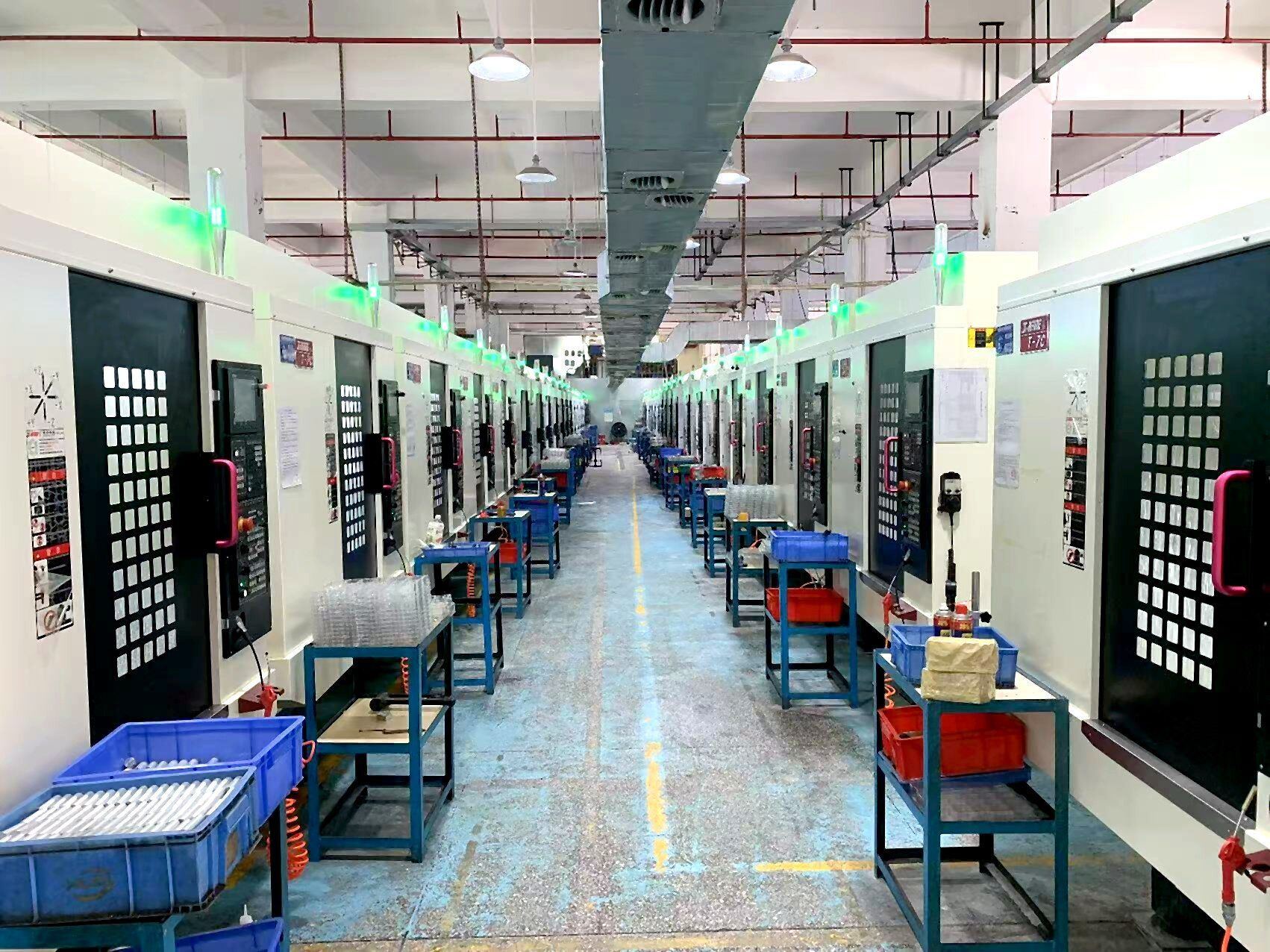 XXX Metal CNC Machining Workshop Production Line